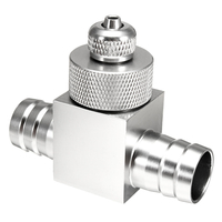 Clapet anti-retour de compteur de bulles deau daquarium datomiseur de diffuseur externe de CO2 de 16mm