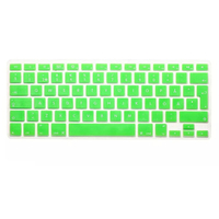 Clavier de silicone coloré translucide film protecteur pour la version européenne de macbook13.3 15.4 suédoise