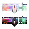 Clavier mécanique filaire 104 touches rétroéclairé Rainbow Q210 USB et souris DPI LED de 1 600 DPI