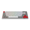 Clavier mécanique Gamakay TK68 68 touches Connexion triple mode filaire Type-C / BT5.0 / 2.4G sans fil avec récepteur Co