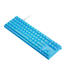 Clavier de jeu mécanique Dark Alien K710 71 touches commutateur bleu/rouge remplaçable à chaud RVB rétro-éclairé détacha