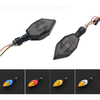 Clignotant moto universel 2X LED lumières jour course avertissement lampe course lumière