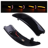 Clignotants de porte à DEL latéraux dynamiques pour clignotants clignotants clignotants noirs pour Ford Fiesta B-Max 200