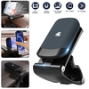 Clip à 360 ° sur le tableau de bord support de téléphone portable de voiture magnétique support de montage de pare-solei