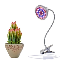 Clip 15W Full Spectre 78 LED Clip élèvent la lumière Lampe de bureau flexible pour lintérieur des plantes à effet d