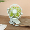 Clip de table réglable à 360 ° Mini ventilateur rechargeable Chargeur USB Ventilateur de bureau portable