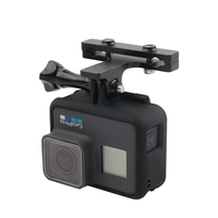 Clip de vélo en alliage daluminium support de clip de coussin de vélo rouge/noir/argent pour accessoires Gopro Hero