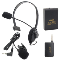 Clip sur micro mini-microphone km209 émetteur casque sans fil