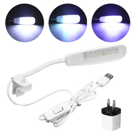 Clip USB LED pour bras de lumière pour aquarium sur une plante qui élève le réservoir AC220-240V