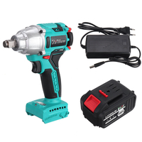 Clé électrique sans fil sans balais 520N.M 1/2 "6200 tr/min clé à interrupteur de verrouillage avant avec/sans Batterie