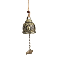 Cloche exquise bénédiction Feng Shui carillon éolien pour bonne chance fortune maison voiture décorations suspendues cad