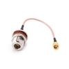 Cloison femelle de 15cm N pour câble coaxial RF du câble RG316 avec fiche mâle SMA du câble Jumper