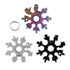 Clés à flocon de neige octogonales multifonctionnelles EDC Clé à flocon de neige octogonale polyvalente