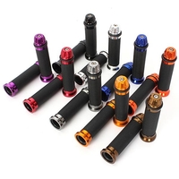 Cnc 22mm aluminium caoutchouc poignées moto dirt bike de la main du guidon
