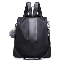College Style Pure color Nylon Sac à dos Grande capacité Mode Outdoor Travel Laptop Bag