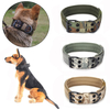 Collier de dressage réglable pour chien militaire tactique XL Nylon,  laisse avec boucle en métal