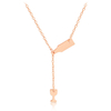 Collier pendentif à la mode chaîne élégante verre à vin Neclacke bijoux en argent froid pour les femmes