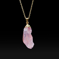 Collier pendentif chaîne en pierre naturelle à la mode Multicolore pour les femmes