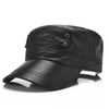 Collrown Genuine Sheepskin Leather Cap Men