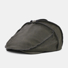 Collrown Hommes Faux Cuir Casual Personnalité Chapeau Top Chaud Avant Chapeau Beret Chapeau