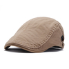 Collrown Hommes Gavroche Chapeau Coton Réglable Parasol Béret Casquette Ivy Gatsby Peintre Casquette Avant Pointue Décon