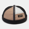 Collrown hommes métal lettre étiquette bloc de couleur couture propriétaire casquette extérieur décontracté pare-soleil