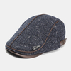 Collrown Hommes Tricot Casual Classique Coupe-Vent Pare-Soleil Avant Chapeau Béret