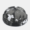 Collrown Men Print Landlord Hat Street Trends Melon Skull Caps Vintage Innocent Metal Standard Sailor Brimless Chapeaux