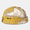 Collrown Mens Landlord Hat Summer Street Trends Melon Cap Vintage Brimless Chapeaux