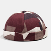 Collrown Mens Landlord Hat Summer Street Trends Melon Cap Vintage Innocent Metal Standard Brimless Chapeaux