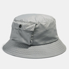 Collrown Pocket Design Cool Hat Gradient Summer Fishing Cap Protection Bucket Hat