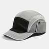 Collrown Splicing Casquette de baseball à double usage avec écran solaire Respirable Cool Flat Hat