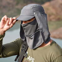 Collrown Sun Protection Cover Visière Visage Chapeau De Pêche En Plein Air Été Casquette À Séchage Rapide Chapeau Respir