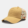 Collrown unisexe champignon Patch motif Patchwork personnalité de la mode pare-soleil chapeau de Baseball