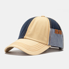 Collrown Unisexe Patchwork Contraste Couleur Mode Jeune Pare-Soleil Respirant Chapeau De Baseball
