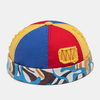 Collrown unisexe trou cassé couleur couture crâne casquette Graffiti motif décontracté réglable sans bord bonnet proprié