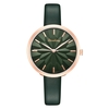 Colorful Bracelet en cuir Cadran Simple Mode Aiguille Dorée Dames Robe Femmes Montre À Quartz