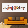 Colorful Reproductions sur toile de bois tendu sur des oiseaux Peinture murale Art Décor à la maison Peinture encadrée