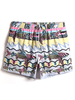 Colorful Short de plage à cordon de serrage à séchage rapide pour homme