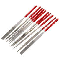 Combi paquet 10pcs fichier garniture assortis lime triangulaire 140mm