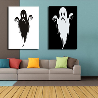 Combinaison de peintures peintes à la main de Miico,  peintures de fantômes dHalloween,  peintures murales pour la dé