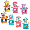 Combinaison de simulation pour enfants Outils de jouets familiaux / Habillage / Coiffure / Outils médicaux / Cuisine rou