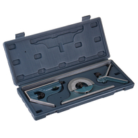 Combinaison professionnelle en acier inoxydable carré 180 degrés règle dangle rapporteur règle biseau ensemble outi