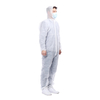 Combinaisons blanches jetables Costume de pulvérisation de poussière Vêtements non tissés