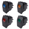 Commutateur de compteur de modification de voiture ASW-77D avec lampe LED 12V 20A