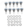 Commutateur dencodeur rotatif 10 pièces 15mm avec interrupteur à clé avec micro-interrupteur à échelle de gris 2 bi