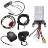 Contrôleur de moteur 42V 350W 15A XT60 + tableau de bord + feu avant/arrière pour Scooter e-bike