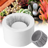 Écorce planteur silicone béton moule moule plante succulente fleur pot vase ciment