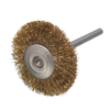 Coupe de brosse de roue de fil en laiton de 3mm pour la meuleuse de matrice de soudure de rouille de perceuse