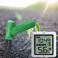 Écran de moniteur dhumidité du sol sans fil affiché récepteur de capteur de testeur dhumidité dusine 433